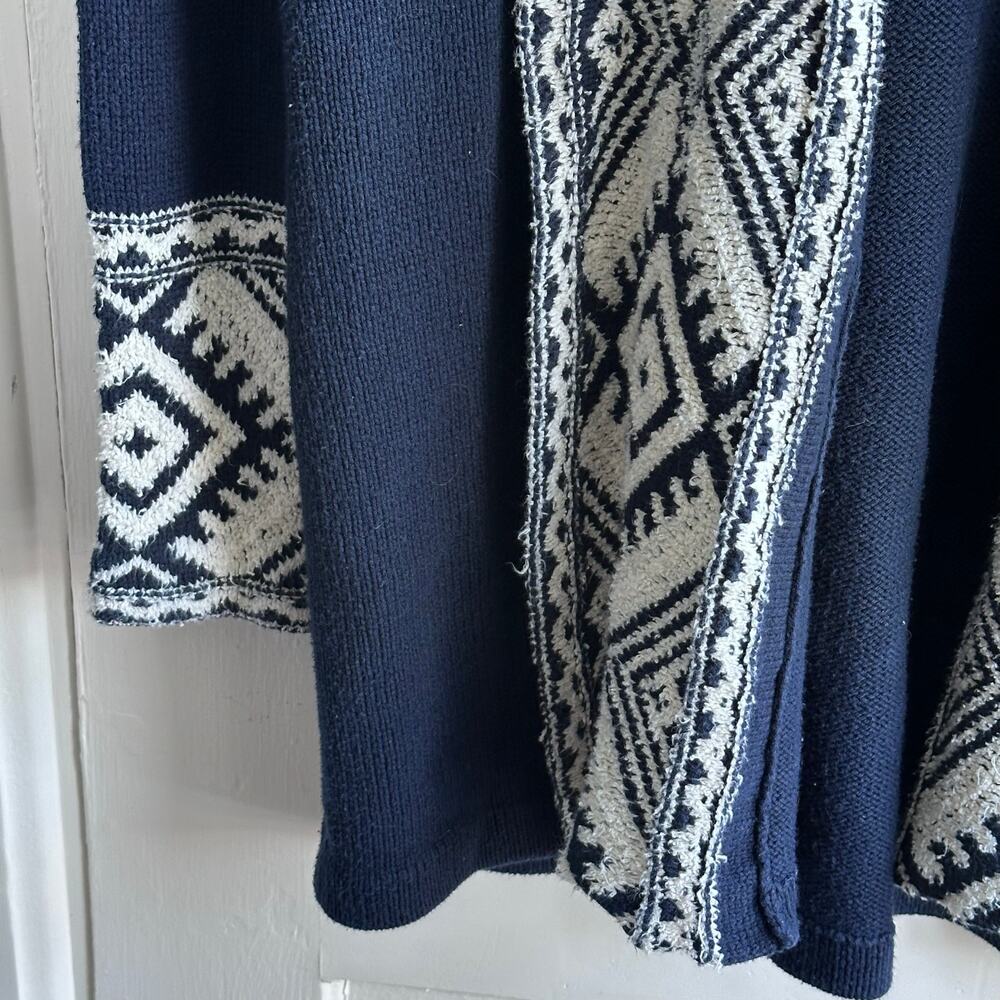 Lauren Ralph Lauren Heritage Southwestern Shawl Collar Cardigan - Picture 6 of 7